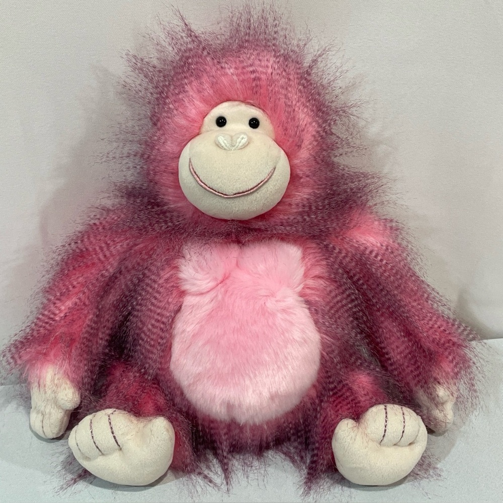 Pink Gorilla Gund Fab Pals Ramona Plush Stuffed Animal Toy